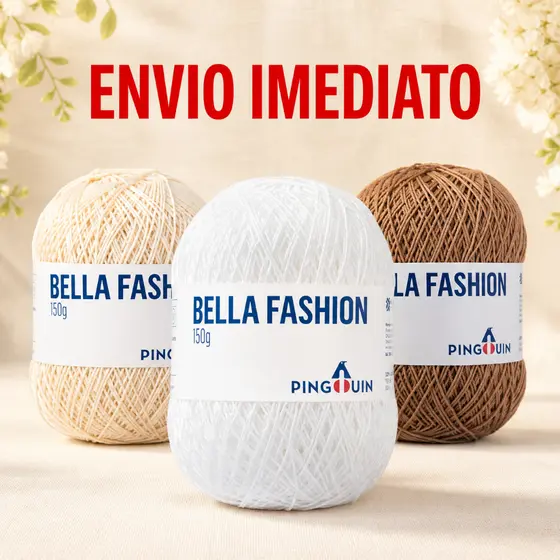 Fio Bella Fashion 508m Linha Pingouin tex 295 - Crochê/Tricô/Artesanato