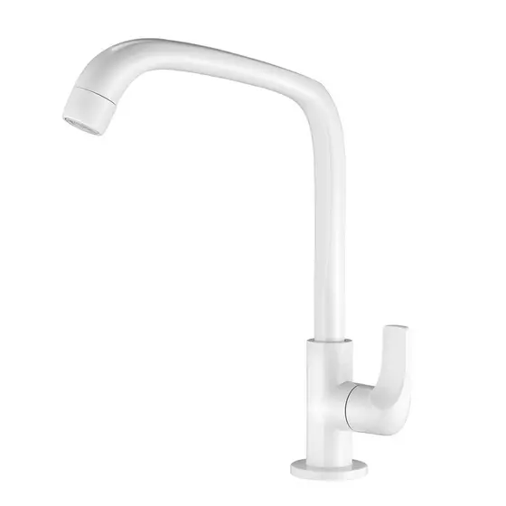 Torneira Cozinha Branca Fitt 1167 F61 Mesa Lorenzetti