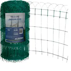 Tela De Jardim Pvc Verde 10mts Tamanhos Algom