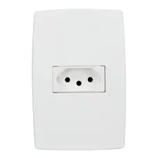 Tomada 2p+t 20a Branca Conjunto 4x2 Horizontal Pial Plus