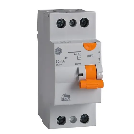 Disjuntor Dr Bipolar 25a/40A Tipo Ac 30ma Ge