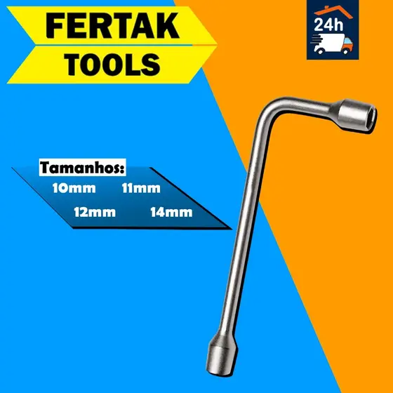 Chave de Biela em L Aço (10" a 14") - Fertak