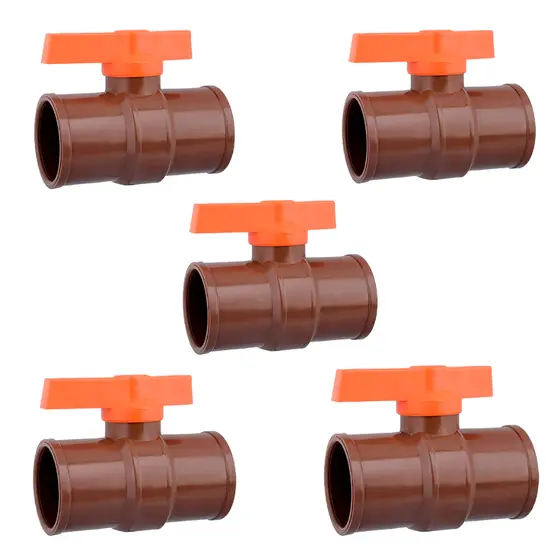 Kit Com 5 Registro Esfera Soldavel 25mm Unifortte