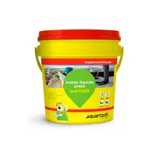 Manta Liquida Preta Balde 18kg Quartzolit