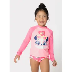 Conjunto Camiseta e Calcinha Menina Panda Romântico - Puket