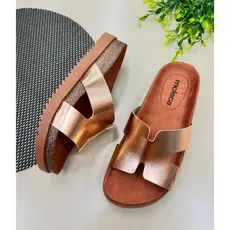 Chinelo Tamanco Slide Flatform Conforto Moleca 5500.100