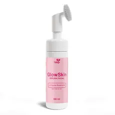 Sabonete Facial em Espuma GLOW SKIN: Limpeza Profunda para uma Pele Iluminada | Com Aplicador Massageador