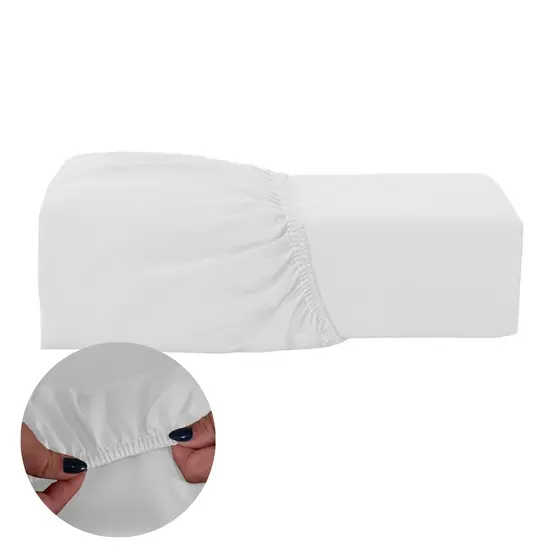 Lençol Avulso Com Elástico Micro percal 400 Fios Cama Solteiro, Casal, Queen e King - Macio