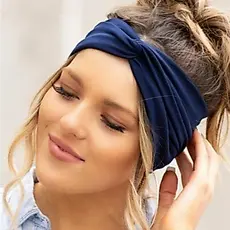 Faixa Turbante Feminina para Cabelo – Tiara de Tecido Confortável Moda Academia e Dia a Dia