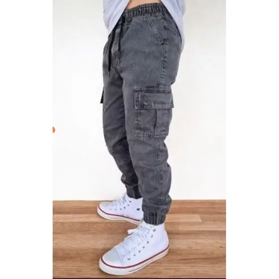 calça jeans infantil menino calça jogger cargo juvenil calça menino infantil calça jogger