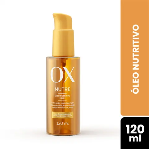 Óleo Nutritivo Ox Nutre 3 Em 1 Com 120ml