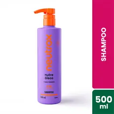 Shampoo Neutrox Nutre Óleos Pump Com 500ml