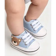 Tenis de bebe recem nascido menina/ menino ursinho