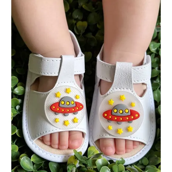 SANDALIA DE BEBE NAVE ESPACIAL/MENINO