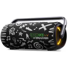 Caixa de Som Amvox Boombox ACA 610 BoomVox Ronaldinho Grafite 610W Até 12h bateria Bluetooth a Prova D’água