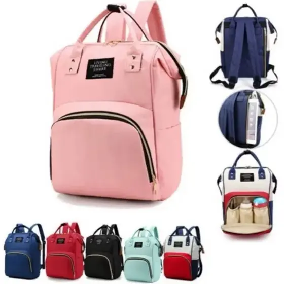Mochila Bolsa Maternidade Bebê Multifunção Mamadeira Térmica