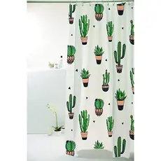 Cortina para Box de Banheiro Poliéster 198x180cm