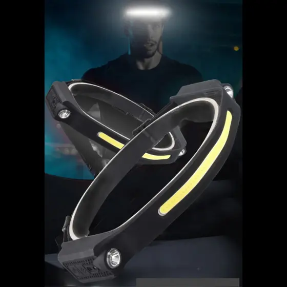 Faróis Recarregáveis LED Sensores De Movimento Do Corpo Lanterna Com acampamento USB