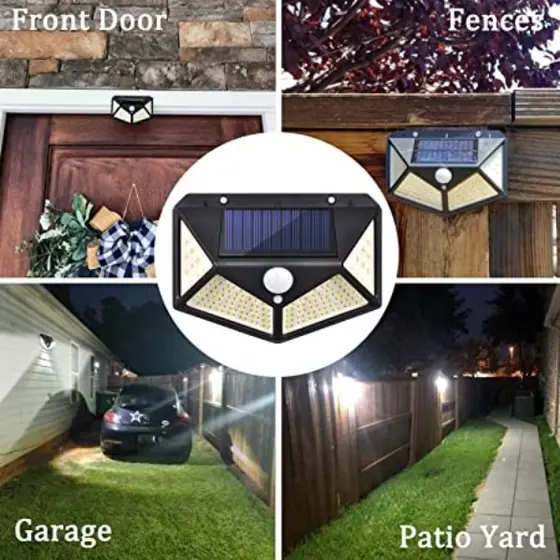 Refletor Led Solar Sensor de movimento