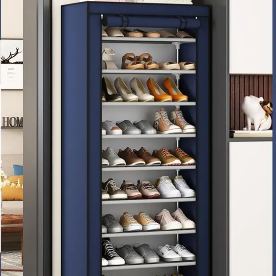 Organizar Sapatos Calçados Chinelos Roupas Objetos Sapateira com 9 Prateleiras Para