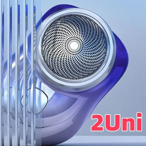 2 Pcs Mini Barbeador EléTrico PortáTil À Prova D'áGua De Dupla Finalidade Tipo C De Carga Aparador De Barba De Bolso-Envio Imediato  PromoçãO