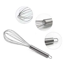 Batedor De Ovo De Aço Inox, Manual Mixer Profissional Utensílios De Cozinha