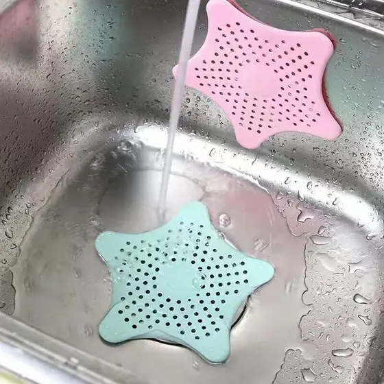 Tampa Silicone Ralo Pia Cozinha Banheiro Estrela 14Cm