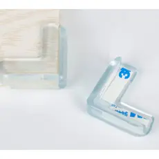 Kit 40 Protetores Quina De Mesa Em Silicone Com Adesivo Para Móveis Quarto Cozinha Promoção