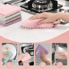 10  Pano De Limpeza Microfibra Para Forte Absorção De Água Toalha De Limpeza Doméstica