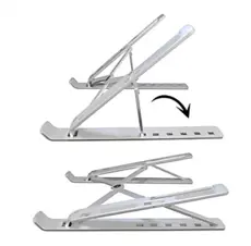 Suporte  Apoio De Notebook Laptop Compacto Articulado Home Office / Suporte Notebook / Porta Notebook Preto