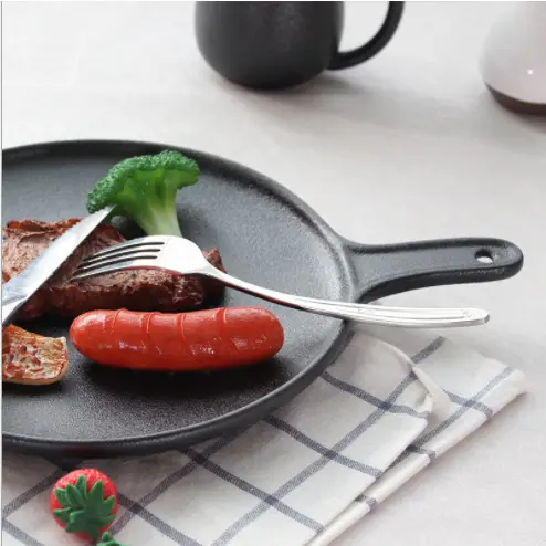 24 Peças Jogo De Faca Garfo Colher De Mesa Usado Em Restaurantes E Cozinhas Promoção