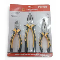 Kit Jogo de 3 Alicates 3 pecas Isolado Alicate Universal Ferramenta
