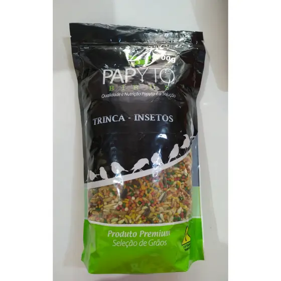Sementes Trinca-Ferro Insetos 700g- Papyto Birds