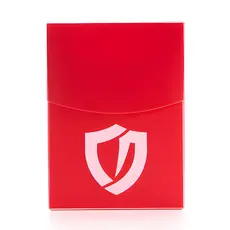 Deck Box Básico Central P/ Cartas Pokemon Magic Tcg Vermelho