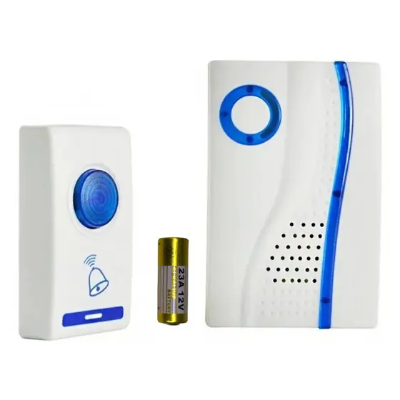 Campainha Sem Fio 32 Toques Led Wireless Bivolt 100M