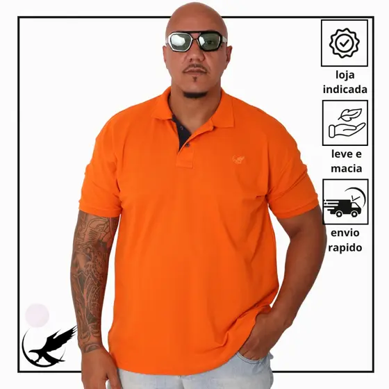 Camisa Polo Plus Size Masculina Tamanho Especial G1 G2 G3 Premium