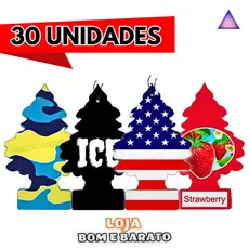 KIT 30 UNIDADES Pinheiros Aromatizante Automotivo Cheirinho para Carro e Ambientes - Revenda- Brinde