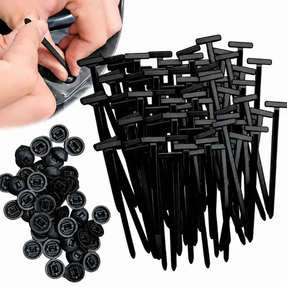 Kit 10/ 20/ 30/ 40/ 50/ 100 Presilhas Abraçadeiras Nylon Auto Travante Universal