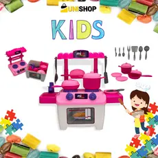 Mini Fogão com Acessórios, Pia e Mesa Removíveis