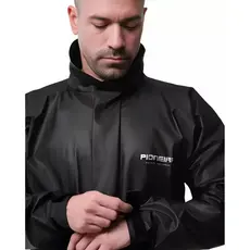Conjunto Capa Chuva Show Passeio Moto Emborrachada Impermeável - Feminina Masculina Premium Pioneira