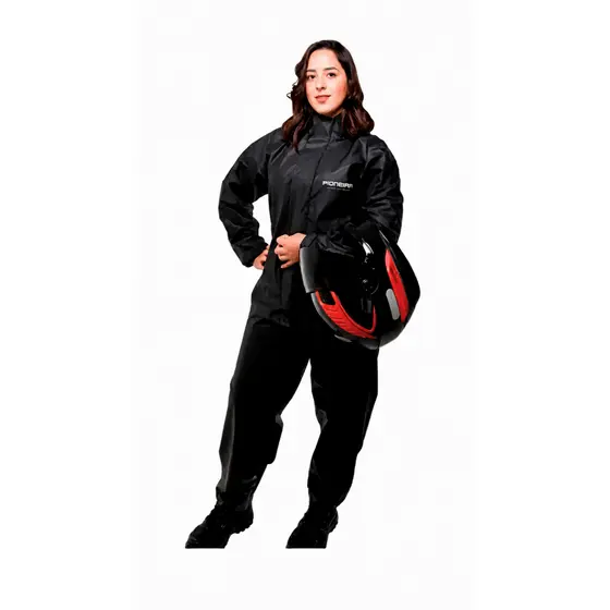 Capa Chuva Conjunto Completo Pvc Impermeável Motoqueiro Feminina Masculina Premium