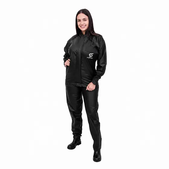 Capa Chuva Pvc Conjunto Feminino Masculino Impermeável Motoqueiro Motoboy Motociclista Bike - Star
