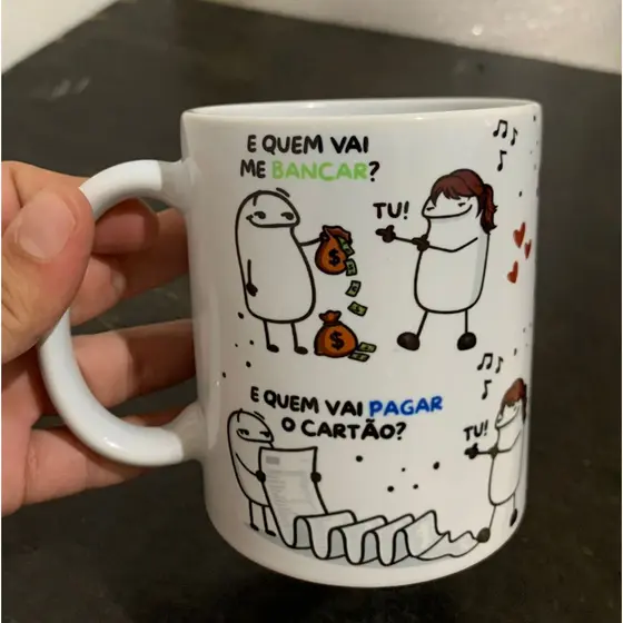 Caneca personalizada - carrinho da Shopee