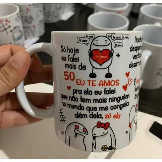 Caneca personalizada - Eu te seguro - Panda