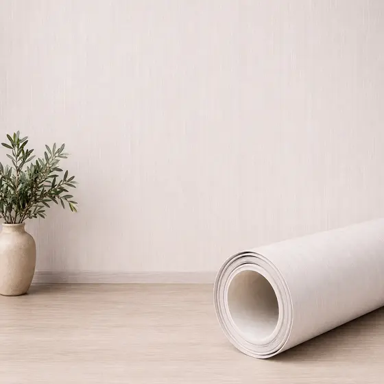 Papel de Parede Linho Rosé 45cm x 10m Autoadesivo Lavável Textura Linho Sala Quarto Decorativo