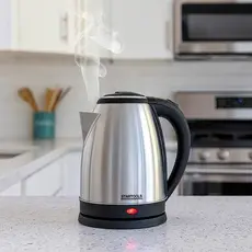 Chaleira Elétrica 2 Litros 1000W 127V ou 220V Fazer Chá Café Esquentar Água Bebidas Quentes