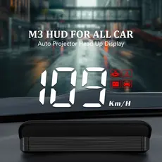 M3 Auto HUD OBD2 Head Up Display Projeção No Vidro Do Carro Velocidade Pára-Brisa Projetor Alarme Acessórios Eletrônicos