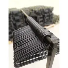 Cabides de Plástico Preto adulto 8mm Reforçado Resistente 50 und
