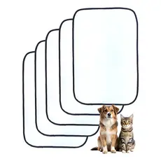 Tapete Higienico 80x60cm Kit 5 Lavavel Branco