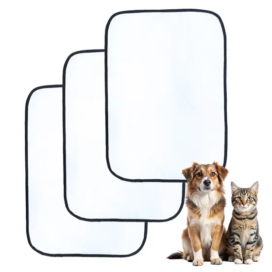 Kit 3 Tapetes Higiênicos Laváveis 70x50cm para Cães | Reutilizável Econômico